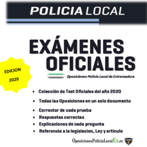 libro testo oposiciones policia local de extremadura